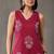everyday workwear women ethnic motifs embroidered regular thread work cotton kurta with trousers & with dupatta