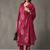 everyday workwear women ethnic motifs embroidered regular thread work cotton kurta with trousers & with dupatta