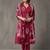formal women ethnic motifs printed regular cotton kurta with trousers & with dupatta