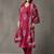 formal women ethnic motifs printed regular cotton kurta with trousers & with dupatta