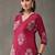 formal women ethnic motifs printed regular cotton kurta with trousers & with dupatta