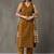 tailored women regular cotton kurta with trousers & with dupatta
