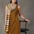 tailored women regular cotton kurta with trousers & with dupatta