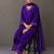 smart women ethnic motifs embroidered regular thread work kurta with trousers & with dupatta