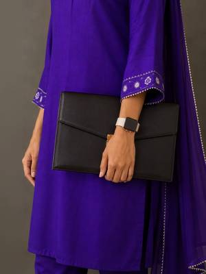 smart women ethnic motifs embroidered regular thread work kurta with trousers & with dupatta 6