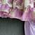 Purple printed cotton silk kurta dhoti set