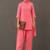 smart women embroidered regular thread work cotton kurta with patiala & with dupatta