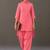 smart women embroidered regular thread work cotton kurta with patiala & with dupatta
