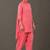 smart women embroidered regular thread work cotton kurta with patiala & with dupatta