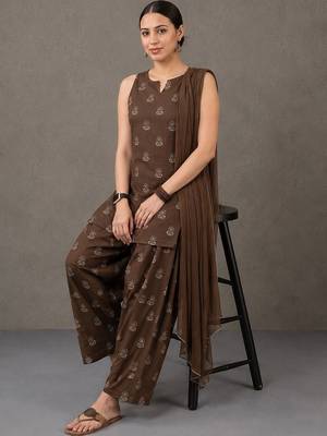 smart printed kurta set 2