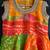 Orange printed georgette co ord set
