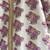 Off white purple printed cotton silk kurta set