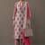 formal women floral printed regular cotton kurta with trousers & with dupatta