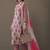 formal women floral printed regular cotton kurta with trousers & with dupatta