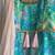 Blue multicolor holi printed cotton silk kurta set