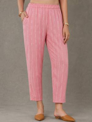 tailored women printed kurta with trousers 6