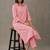 tailored women printed kurta with trousers