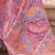 lavender lavender & blue floral silk blend banarasi saree