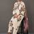 smart women floral printed regular thread work cotton kurta with trousers & with dupatta