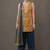structured women floral printed regular cotton kurta with palazzos & with dupatta