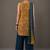 structured women floral printed regular cotton kurta with palazzos & with dupatta