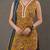structured women floral printed regular cotton kurta with palazzos & with dupatta