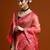 pink woven design zari banarasi saree