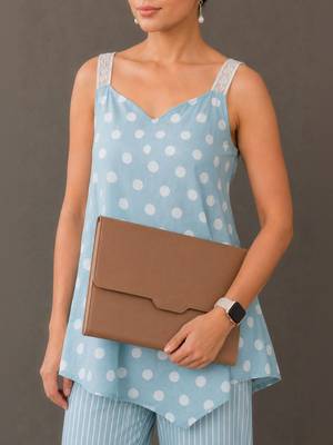 formal women printed kurta with trousers 6