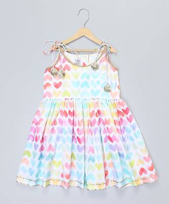 Multicolor printed cotton silk kurta set 3
