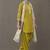 structured women ethnic motifs printed regular thread work cotton kurta with patiala & with dupatta