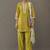 structured women ethnic motifs printed regular thread work cotton kurta with patiala & with dupatta