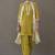 structured women ethnic motifs printed regular thread work cotton kurta with patiala & with dupatta