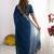 navy_blue embellished embroidered poly georgette heavy work saree