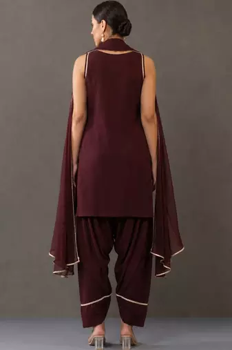 formal kurta with patiala & dupatta