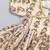 Off white and yellow printed cotton silk kurta dhoti set