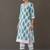 workwear women printed kurta with trousers