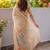Off white floral printed kalamkari cotton saree
