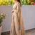 Off white floral printed kalamkari cotton saree