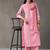 everyday workwear women regular cotton kurta with palazzos & with dupatta
