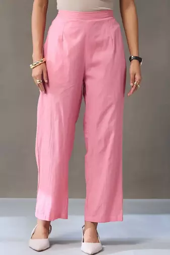 everyday workwear women regular cotton kurta with palazzos & with dupatta