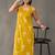 formal women floral printed regular cotton kurta with trousers