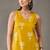 formal women floral printed regular cotton kurta with trousers