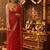 Red leheriya zari designer saree