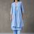 formal women embroidered regular chikankari cotton kurta with trousers & with dupatta