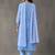 structured women ethnic motifs regular cotton kurta with trousers & with dupatta