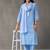 structured women ethnic motifs regular cotton kurta with trousers & with dupatta