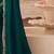 Green sequinned pure georgette saree