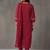 tailored women embroidered regular chikankari cotton kurta with trousers & with dupatta