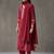 tailored women embroidered regular chikankari cotton kurta with trousers & with dupatta