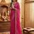 Pink leheriya zari designer saree